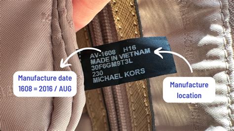 e 1308 michael kors|michael kors bag code.